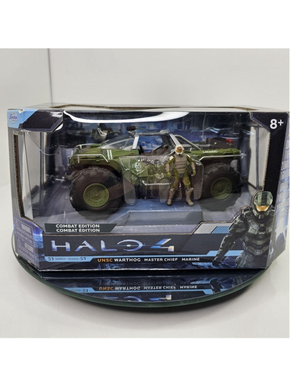 SEALED Jada Toys Halo 4 UNSC WARTHOG Collector's Edition 7" Die Cast +2 Figures